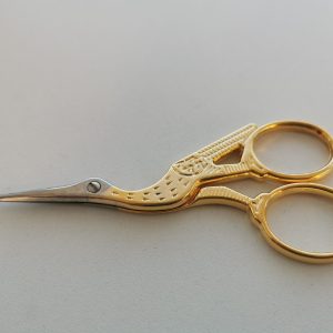 Tesoura Personalizada Dourada - Tam 1