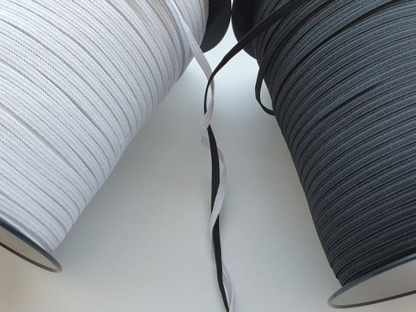 Elástico Liso Tricotado 5mm