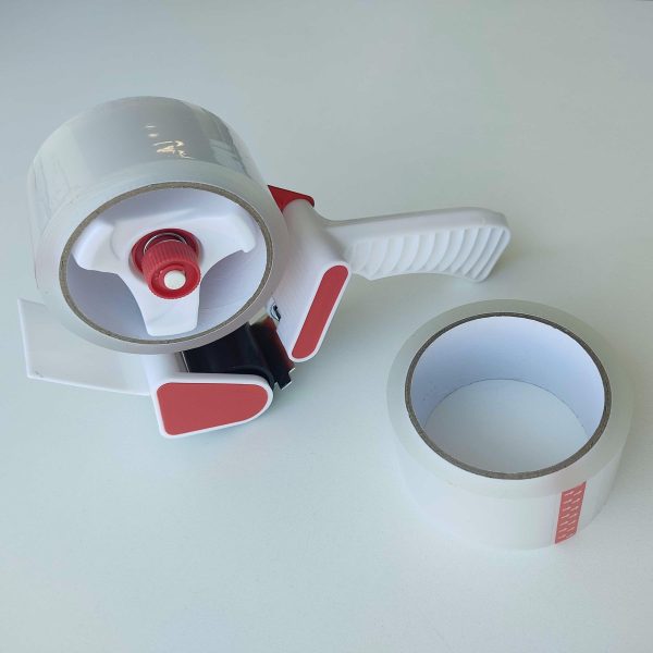 Desenrolador de Punho de Fita Adesiva 50mmx50m + 2 Rolos