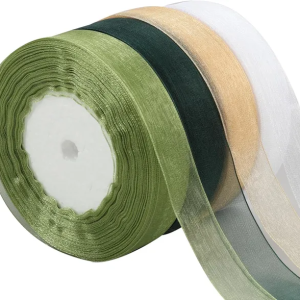 Fita de Organza Ref.100 Cor 000 15mm