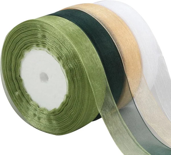 Fita de Organza Ref.100 Cor 000 15mm